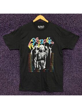 Blondie Fade Away and Radiate Foil T-Shirt Size Large